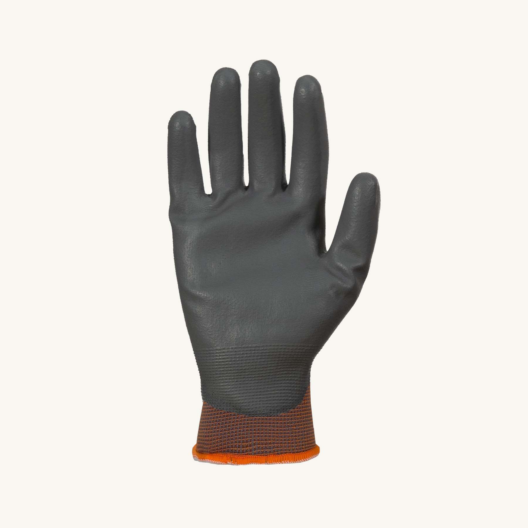 S15GPUTS Superior Touch® Gray Seamless Knit PU Coated Touchscreen Work Gloves